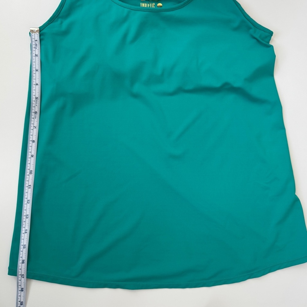 Lilly Pulitzer Teal Luxletic Sunray Bra Tank Top | Size Large - Picture 8 of 9
